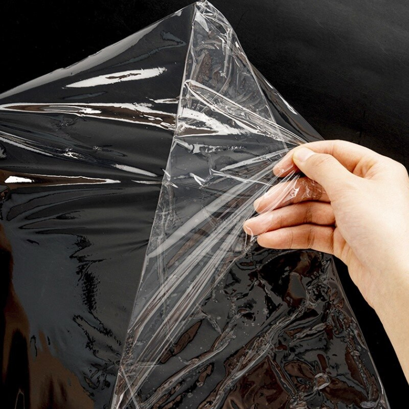 450 m/rola biela PE priemyselná fólia na udržiavanie čerstvosti, prachotesná strečová fólia, membrána na štepenie záhradných rastlín, fólia na navíjanie káblov