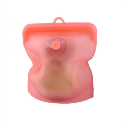 2 bucăți 1500 ml 1000 ml 500 ml recipiente din silicon pentru pungi pentru alimente. Pungă proaspătă reutilizabilă etanșă.