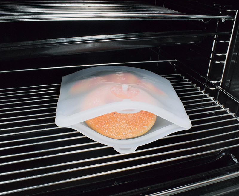 2 bucăți 1500 ml 1000 ml 500 ml recipiente din silicon pentru pungi pentru alimente. Pungă proaspătă reutilizabilă etanșă.