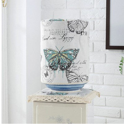 2 ΤΕΜ/Σετ Καλύμματα Διανομέα Νερού Μηχανή Σιντριβανιού Dust Cotton Linen Jacket Protector Dustproof Buket Cloth Protection