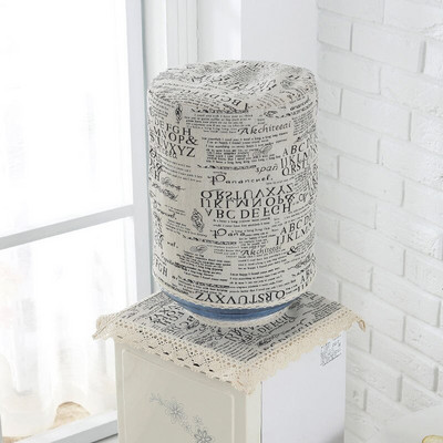 2 ΤΕΜ/Σετ Καλύμματα Διανομέα Νερού Μηχανή Σιντριβανιού Dust Cotton Linen Jacket Protector Dustproof Buket Cloth Protection