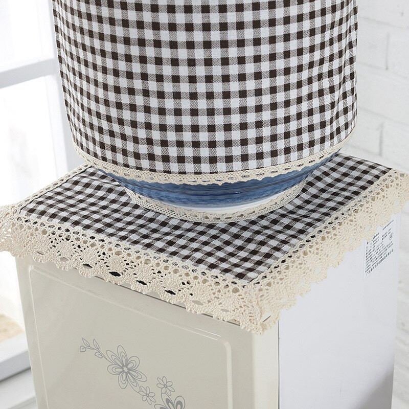 2 ΤΕΜ/Σετ Καλύμματα Διανομέα Νερού Μηχανή Σιντριβανιού Dust Cotton Linen Jacket Protector Dustproof Buket Cloth Protection