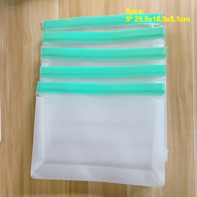 6 bucăți saci reutilizabile pentru depozitarea alimentelor, cu fermoar, cu fermoar, pungă pentru gustări, pungă pentru congelare, sac pentru legume proaspete, organizator pentru frigider, accesorii de bucătărie