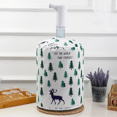 Capac dozator de apă din țesătură de in simplu imprimat Capac găleată de 18,6 L