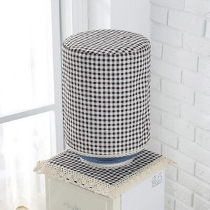 2 PC Απλό σετ καλύμματος διανομής νερού 18,9 λίτρων, ανθεκτικό στη σκόνη, υφασμάτινο κάλυμμα για ψυγείο νερού βαρέλι διακόσμηση σπιτιού