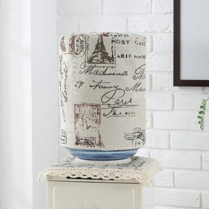 2 PC Απλό σετ καλύμματος διανομής νερού 18,9 λίτρων, ανθεκτικό στη σκόνη, υφασμάτινο κάλυμμα για ψυγείο νερού βαρέλι διακόσμηση σπιτιού