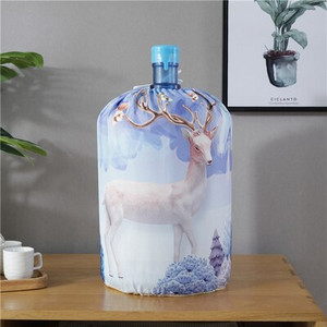 Audinių meno fontanų dangtis statinės vandens dozatoriaus dulkių dėklas Animacinių filmų gyvūnų namų apyvokos apsaugos dėklas