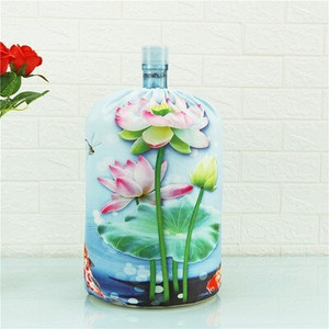 Audinių meno fontanų dangtis statinės vandens dozatoriaus dulkių dėklas Animacinių filmų gyvūnų namų apyvokos apsaugos dėklas