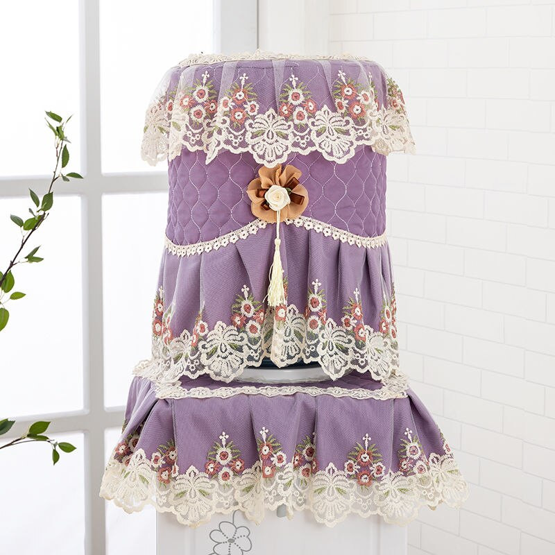 1 ks Fasion Rural Cloth Art Dávkovač vody Kryt na dávkovač vody s látkovým vzorom, kryt na vedro, kryt na čističku vody