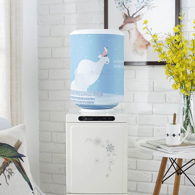 Tlačené kreslené zvieracie látkové umenie Pitné fontány, sudy s vodou, dávkovač vody, kryt proti prachu, ochranný kryt pre domáci tovar