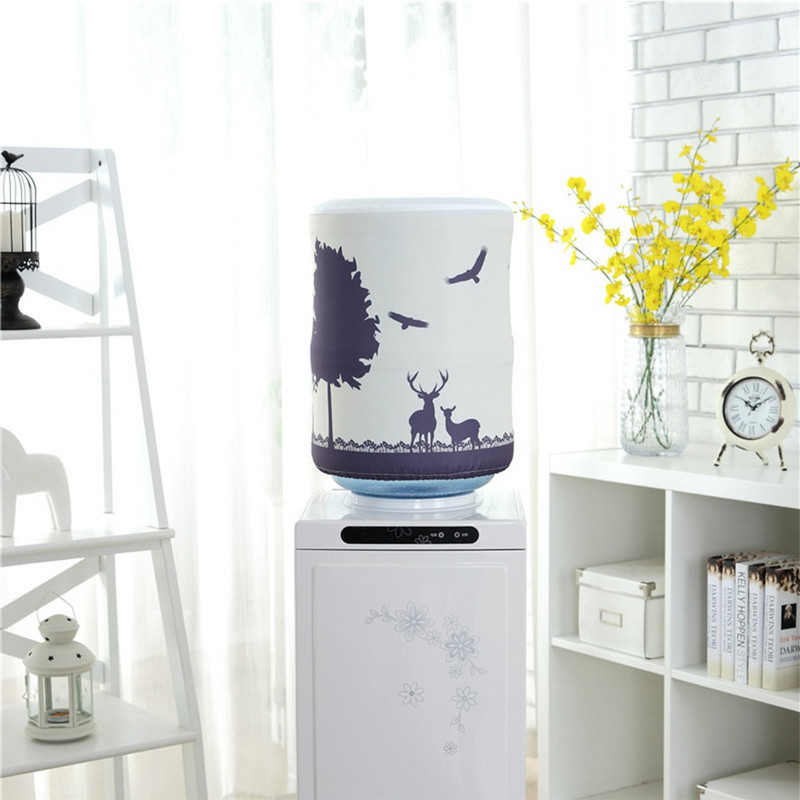 Chránič opakovane použiteľný domáci elastický kontajner na pitnú fontánu, dávkovač vody, kryt vedra, dekoračné doplnky, čistička, prachotesný