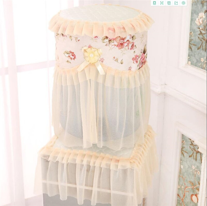 1vnt Fasion Rural Cloth Art vandens dozatoriaus dulkių dangtelis vandens dozatoriaus audinio dangtelis kibiro dangtelis vandens valytuvo audinio dangtelis