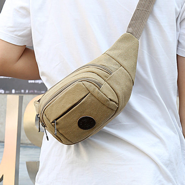 Ανδρική υφασμάτινη τσάντα casual