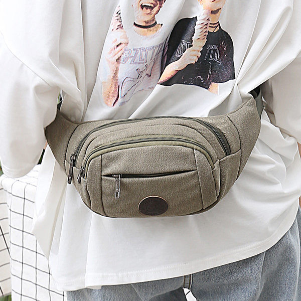 Ανδρική υφασμάτινη τσάντα casual