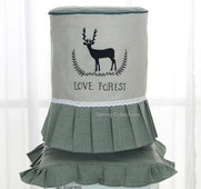 Υψηλής ποιότητας εκτύπωσης μόδας Animal Tree Flower Cloth Art Water Dispenser Dust Cover Bucket No Shrink and Fade 15colors