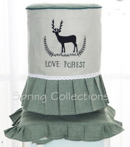 Υψηλής ποιότητας εκτύπωσης μόδας Animal Tree Flower Cloth Art Water Dispenser Dust Cover Bucket No Shrink and Fade 15colors