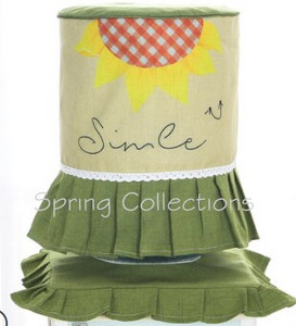 Υψηλής ποιότητας εκτύπωσης μόδας Animal Tree Flower Cloth Art Water Dispenser Dust Cover Bucket No Shrink and Fade 15colors