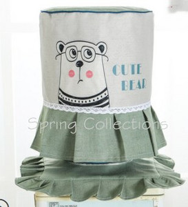 Υψηλής ποιότητας εκτύπωσης μόδας Animal Tree Flower Cloth Art Water Dispenser Dust Cover Bucket No Shrink and Fade 15colors