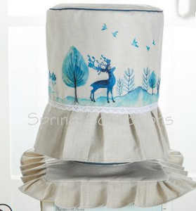 Υψηλής ποιότητας εκτύπωσης μόδας Animal Tree Flower Cloth Art Water Dispenser Dust Cover Bucket No Shrink and Fade 15colors
