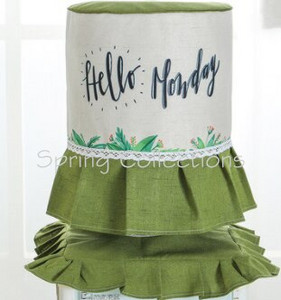 Υψηλής ποιότητας εκτύπωσης μόδας Animal Tree Flower Cloth Art Water Dispenser Dust Cover Bucket No Shrink and Fade 15colors