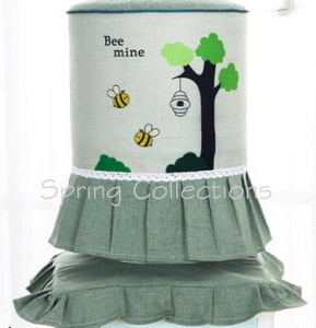 Υψηλής ποιότητας εκτύπωσης μόδας Animal Tree Flower Cloth Art Water Dispenser Dust Cover Bucket No Shrink and Fade 15colors