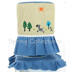 Υψηλής ποιότητας εκτύπωσης μόδας Animal Tree Flower Cloth Art Water Dispenser Dust Cover Bucket No Shrink and Fade 15colors