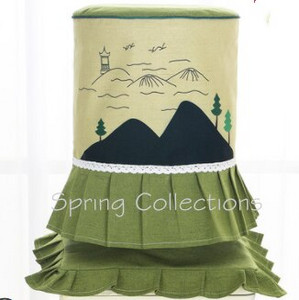 Υψηλής ποιότητας εκτύπωσης μόδας Animal Tree Flower Cloth Art Water Dispenser Dust Cover Bucket No Shrink and Fade 15colors