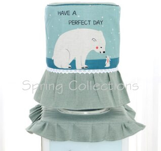 Υψηλής ποιότητας εκτύπωσης μόδας Animal Tree Flower Cloth Art Water Dispenser Dust Cover Bucket No Shrink and Fade 15colors