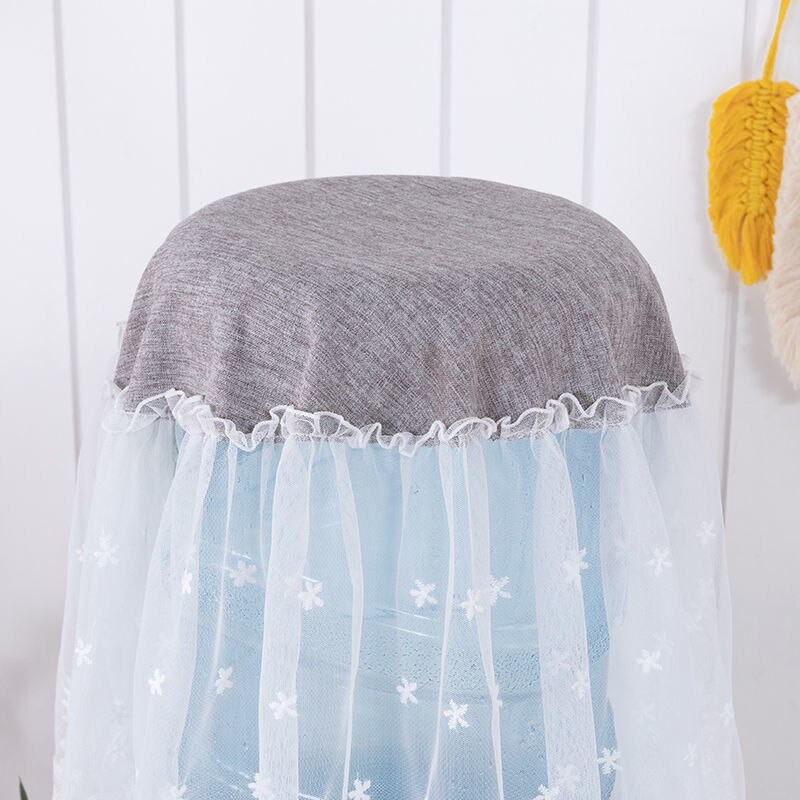 Vandens dozatoriaus dangteliai Nėriniai Dulkių nepraleidžiantys dangteliai Buitinė virtuvė kambario apdaila Korėjietiško stiliaus elektrinis ventiliatorius stalinių lempų dangteliai