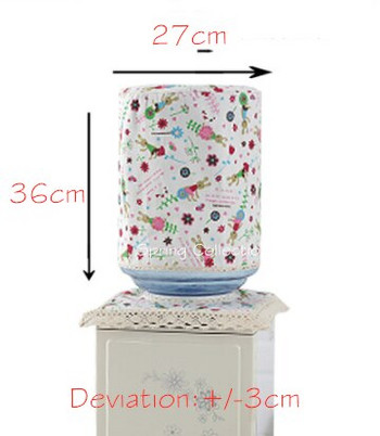 2 τμχ/σετ Βαμβακερό και λινό ύφασμα Art Water Dispenser Κάλυμμα σκόνης Κάδος Pastoral/Modern Simplicity 11 χρώματα