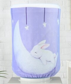 νέο 23 χρώματα Διάμετρος 27 εκ. Μόδα στάμπα Ελάφι Ψάρι Ελέφαντας Άλογο Δέντρο Λουλούδι Αγροτικό Ύφασμα Καλλιτεχνικό Κάδος κάλυμμα σκόνης διανομής νερού