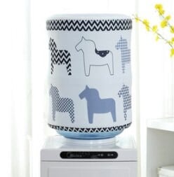 νέο 23 χρώματα Διάμετρος 27 εκ. Μόδα στάμπα Ελάφι Ψάρι Ελέφαντας Άλογο Δέντρο Λουλούδι Αγροτικό Ύφασμα Καλλιτεχνικό Κάδος κάλυμμα σκόνης διανομής νερού