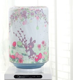 νέο 23 χρώματα Διάμετρος 27 εκ. Μόδα στάμπα Ελάφι Ψάρι Ελέφαντας Άλογο Δέντρο Λουλούδι Αγροτικό Ύφασμα Καλλιτεχνικό Κάδος κάλυμμα σκόνης διανομής νερού