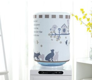 νέο 23 χρώματα Διάμετρος 27 εκ. Μόδα στάμπα Ελάφι Ψάρι Ελέφαντας Άλογο Δέντρο Λουλούδι Αγροτικό Ύφασμα Καλλιτεχνικό Κάδος κάλυμμα σκόνης διανομής νερού