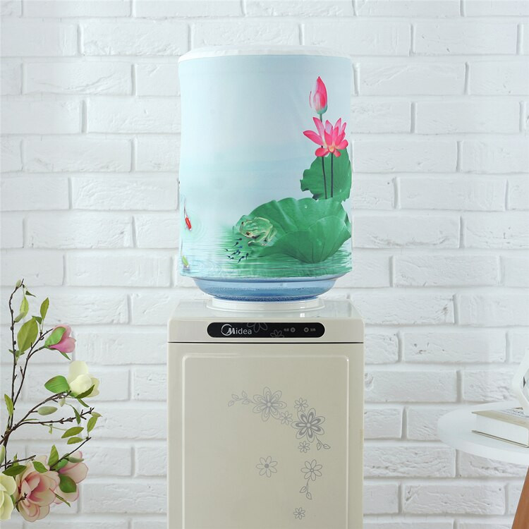 νέο 23 χρώματα Διάμετρος 27 εκ. Μόδα στάμπα Ελάφι Ψάρι Ελέφαντας Άλογο Δέντρο Λουλούδι Αγροτικό Ύφασμα Καλλιτεχνικό Κάδος κάλυμμα σκόνης διανομής νερού