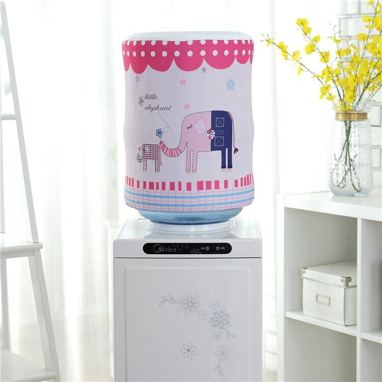 νέο 23 χρώματα Διάμετρος 27 εκ. Μόδα στάμπα Ελάφι Ψάρι Ελέφαντας Άλογο Δέντρο Λουλούδι Αγροτικό Ύφασμα Καλλιτεχνικό Κάδος κάλυμμα σκόνης διανομής νερού