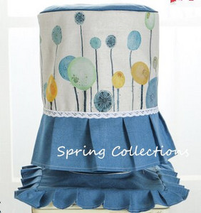 Vysokokvalitný módny 3D+tlač s motívom zvierat, stromov a kvetov, vidieckych látkových umeleckých diel, dávkovač vody, kryt na vedro, bez zmršťovania a vyblednutia.