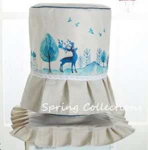 Vysokokvalitný módny 3D+tlač s motívom zvierat, stromov a kvetov, vidieckych látkových umeleckých diel, dávkovač vody, kryt na vedro, bez zmršťovania a vyblednutia.