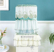 Δαντελένιο κάλυμμα διανομέα νερού γενικής χρήσης Κορεάτικο κάλυμμα κάδου με βαρέλι, ανθεκτικό στη σκόνη, διακοσμητικό κάλυμμα