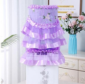 Geriamojo fontano dangtis dulkių dangtelis dviejų dalių buitinis kubilas geriamasis fontano dangtis modernus minimalistinis dulkių dangtelis audinio nėriniai