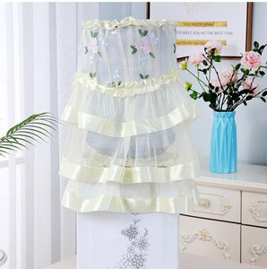 Geriamojo fontano dangtis dulkių dangtelis dviejų dalių buitinis kubilas geriamasis fontano dangtis modernus minimalistinis dulkių dangtelis audinio nėriniai