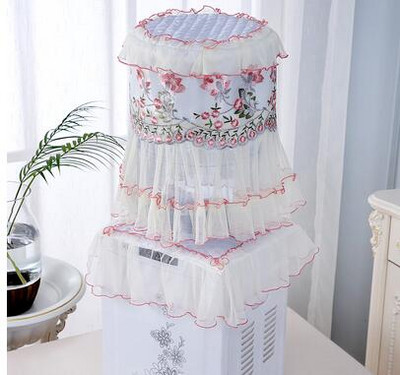 Geriamojo fontano dangtis dulkių dangtelis dviejų dalių buitinis kubilas geriamasis fontano dangtis modernus minimalistinis dulkių dangtelis audinio nėriniai