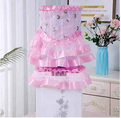 Geriamojo fontano dangtis dulkių dangtelis dviejų dalių buitinis kubilas geriamasis fontano dangtis modernus minimalistinis dulkių dangtelis audinio nėriniai