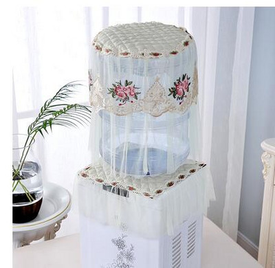 Geriamojo fontano dangtis dulkių dangtelis dviejų dalių buitinis kubilas geriamasis fontano dangtis modernus minimalistinis dulkių dangtelis audinio nėriniai