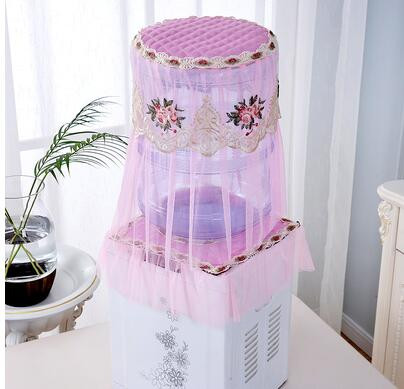 Geriamojo fontano dangtis dulkių dangtelis dviejų dalių buitinis kubilas geriamasis fontano dangtis modernus minimalistinis dulkių dangtelis audinio nėriniai