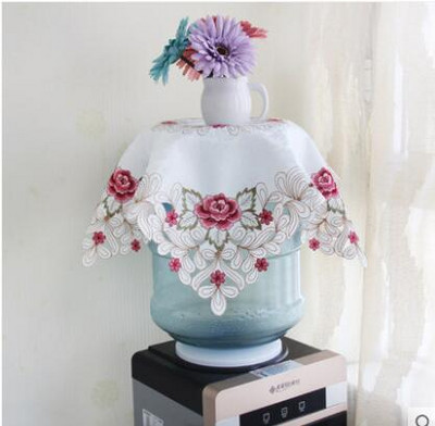 Európska pastoračná látka, kryt na dávkovač vody, čipkovaný kryt na dávkovač vody, kryt na vedro, viacúčelový kryt proti prachu, moderná látka