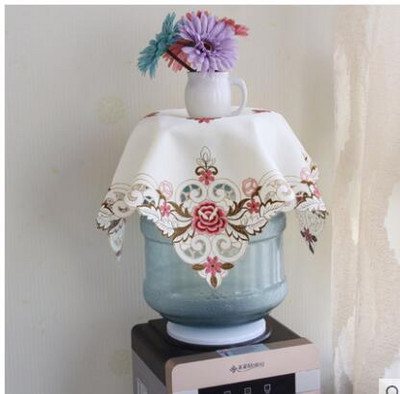 Európska pastoračná látka, kryt na dávkovač vody, čipkovaný kryt na dávkovač vody, kryt na vedro, viacúčelový kryt proti prachu, moderná látka