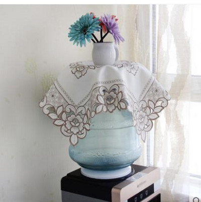 Európska pastoračná látka, kryt na dávkovač vody, čipkovaný kryt na dávkovač vody, kryt na vedro, viacúčelový kryt proti prachu, moderná látka