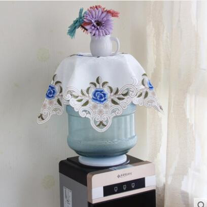 Európska pastoračná látka, kryt na dávkovač vody, čipkovaný kryt na dávkovač vody, kryt na vedro, viacúčelový kryt proti prachu, moderná látka