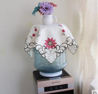 Európska pastoračná látka, kryt na dávkovač vody, čipkovaný kryt na dávkovač vody, kryt na vedro, viacúčelový kryt proti prachu, moderná látka